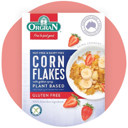 orgran corn flakes plant based